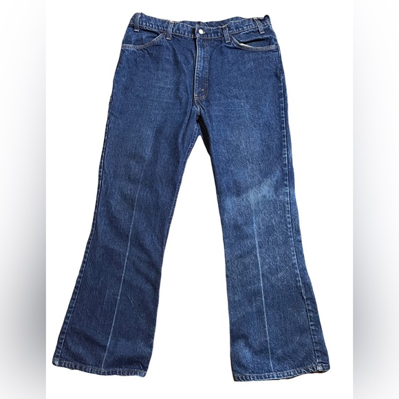 Levis Orange Tab 575 Flare Bell Bottom Jeans 38 (35)X 32 Vintage Great Condition - Picture 2 of 14